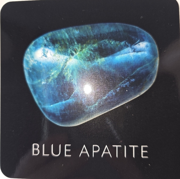 7-8mm Blue Apatite bracelet - Picture 8 of 9